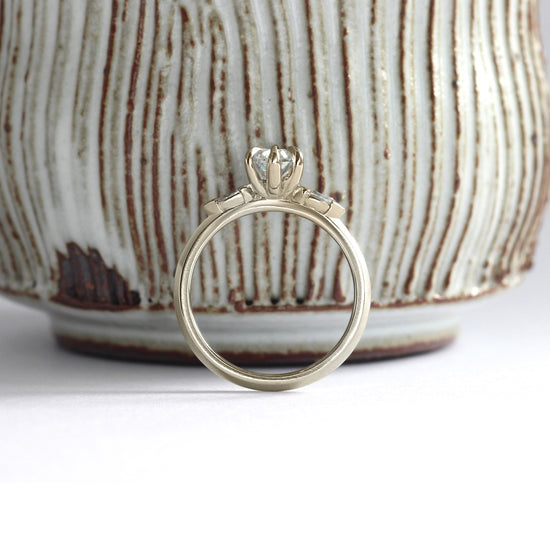 Bosc Ring /Oval & Pear Diamonds by Goldpoint