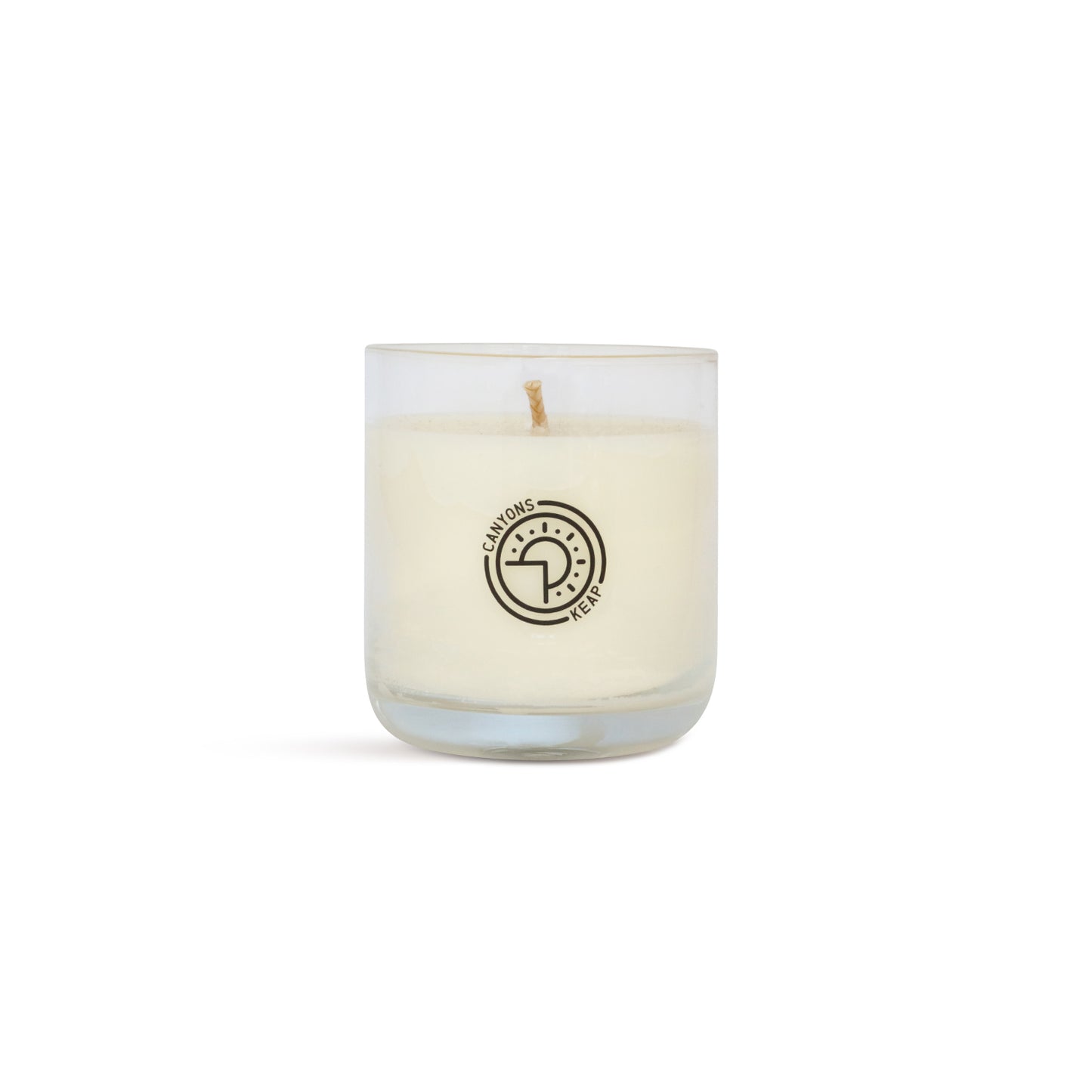 Front view of Canyons Scented Candle by Keap Candles