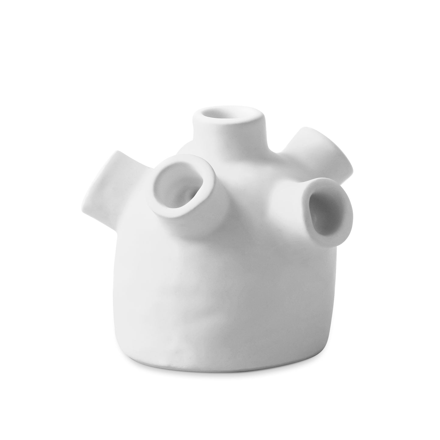 Heartbud Vase / Matte White