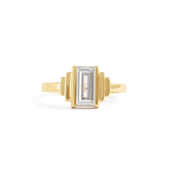 Step Ring / Lab Baguette Diamond