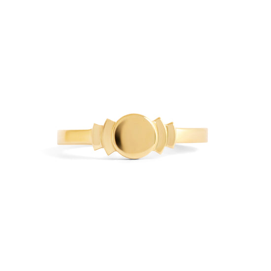 Step Signet Ring / Circle